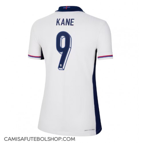 Camisa de time de futebol Inglaterra Harry Kane #9 Replicas 1º Equipamento Feminina Europeu 2024 Manga Curta